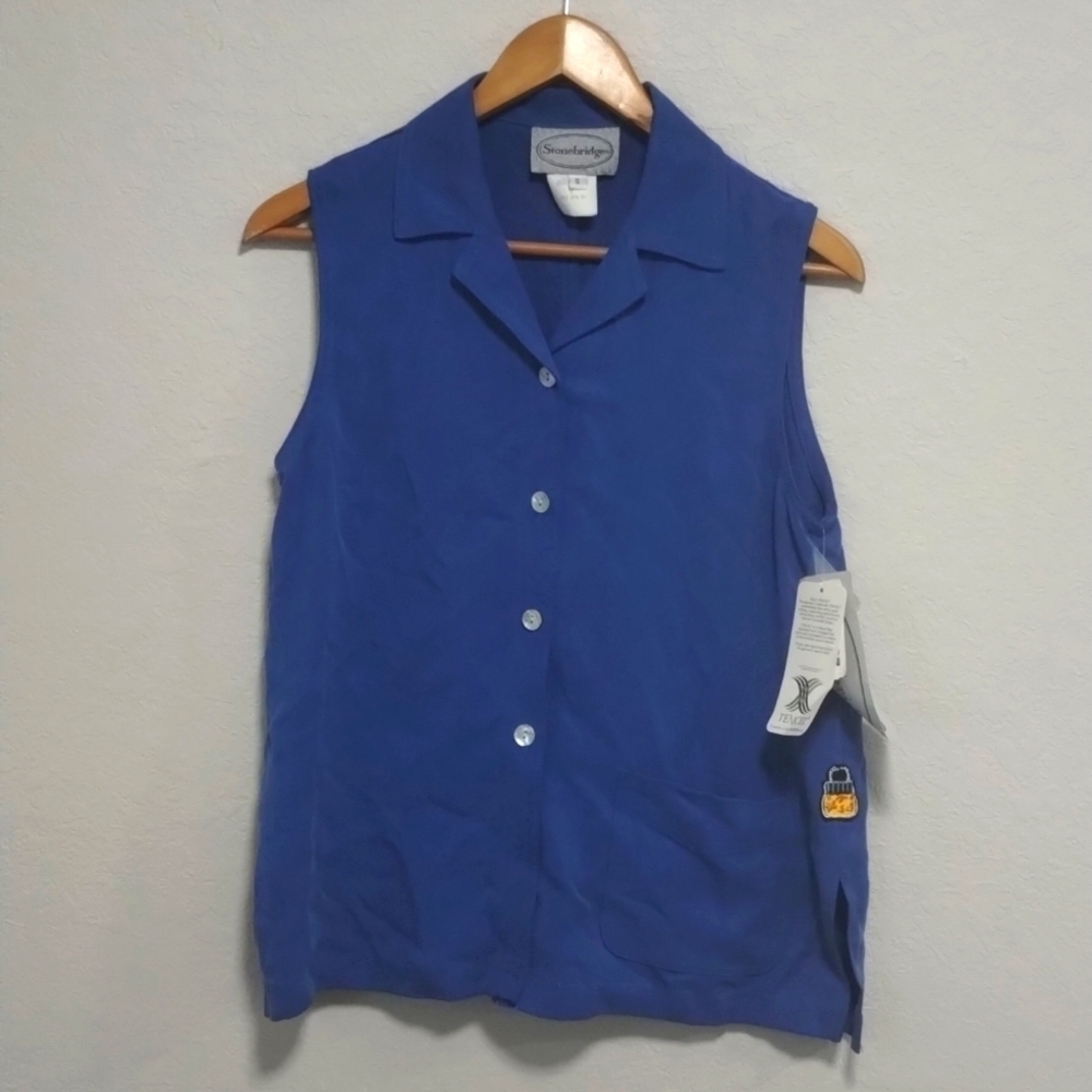 NWT StoneBridge Sleeveless Blouse
